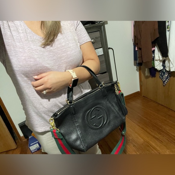 Gucci SOHO pebbled leather tote - Picture 11 of 13